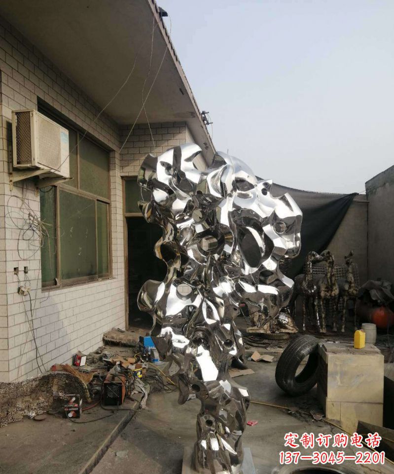 潍坊太湖石雕塑不锈钢的艺术精品