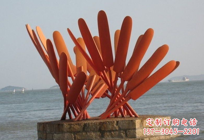 潍坊不锈钢船桨雕塑