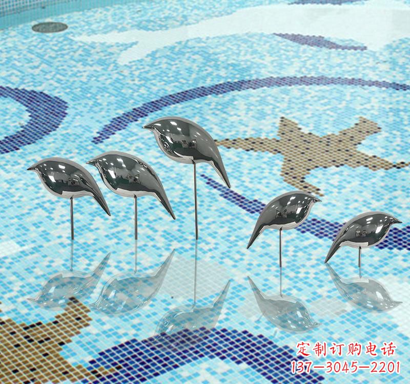 潍坊不锈钢创意鸽子雕塑