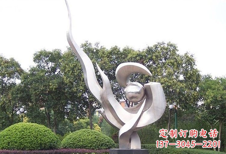 潍坊不锈钢大抽象鸽子雕塑