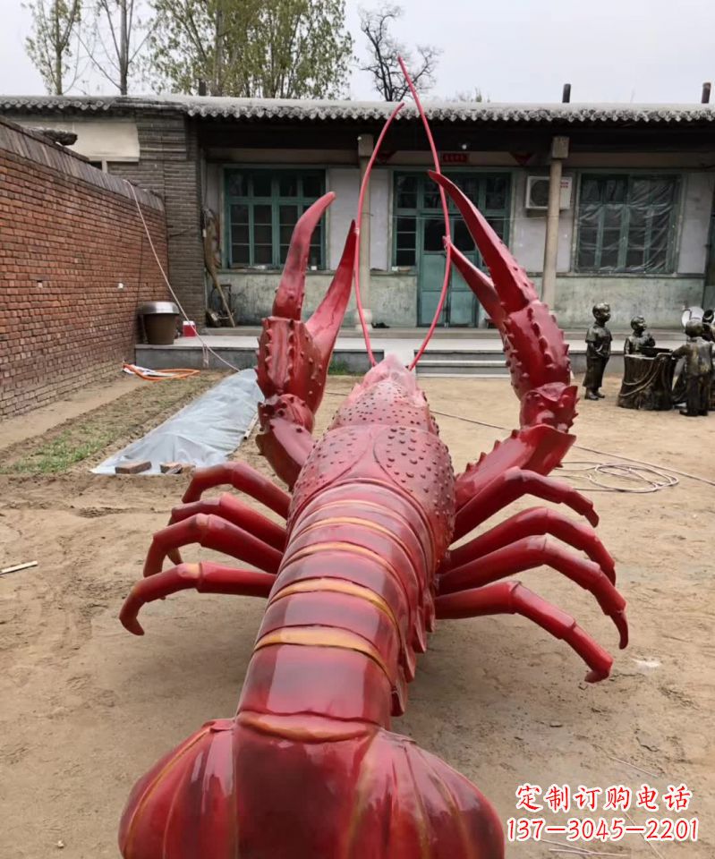 潍坊不锈钢大龙虾雕塑雕塑之美