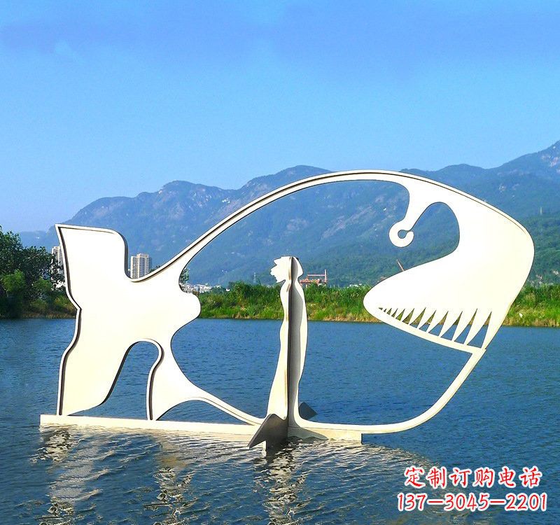 潍坊精美的不锈钢大型鲸鱼雕塑