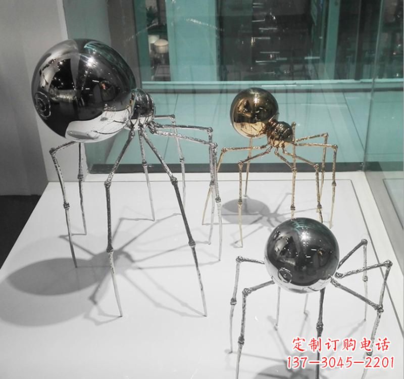 潍坊不锈钢蜘蛛侠雕塑