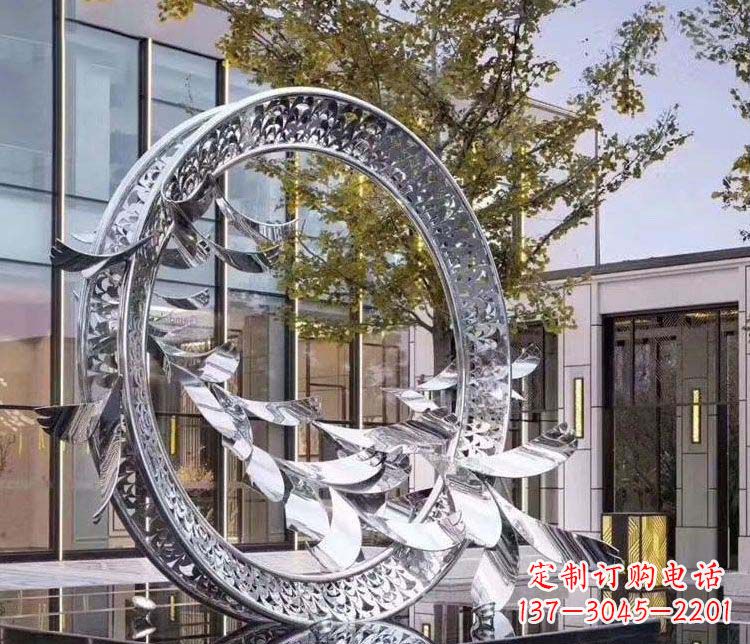 潍坊不锈钢大雁雕塑 