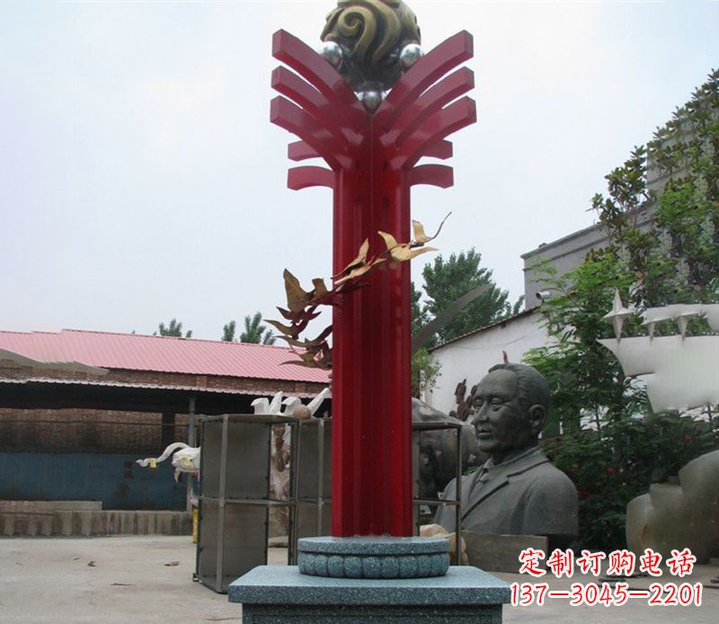 潍坊不锈钢大雁飞翔雕塑