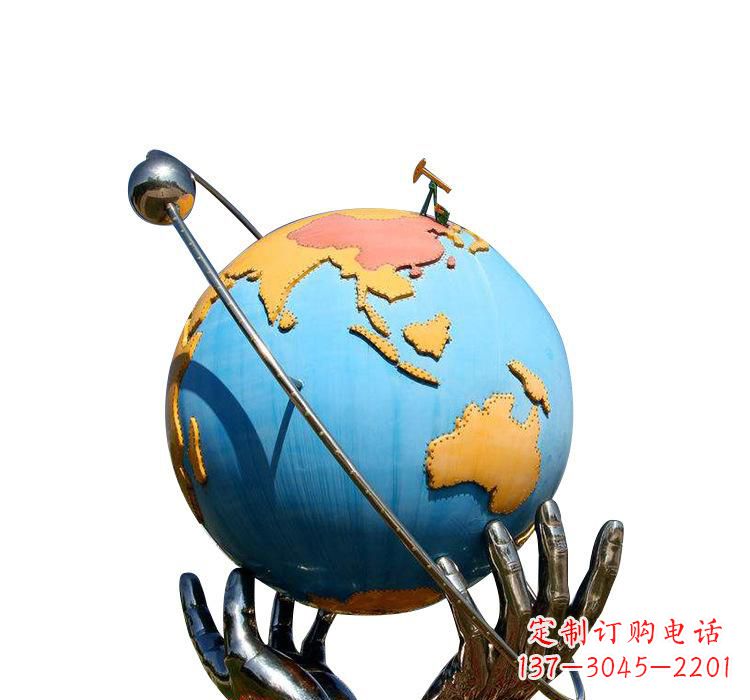 潍坊不锈钢地球雕塑2