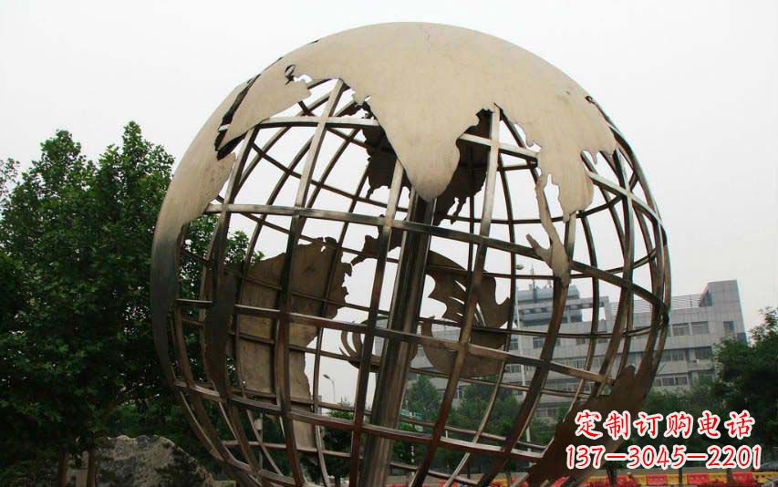 潍坊不锈钢地球雕塑精彩的艺术景观