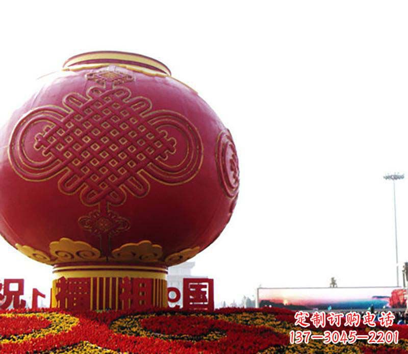 潍坊不锈钢灯笼雕塑