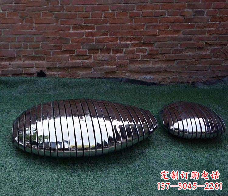 潍坊不锈钢鹅卵石雕塑1
