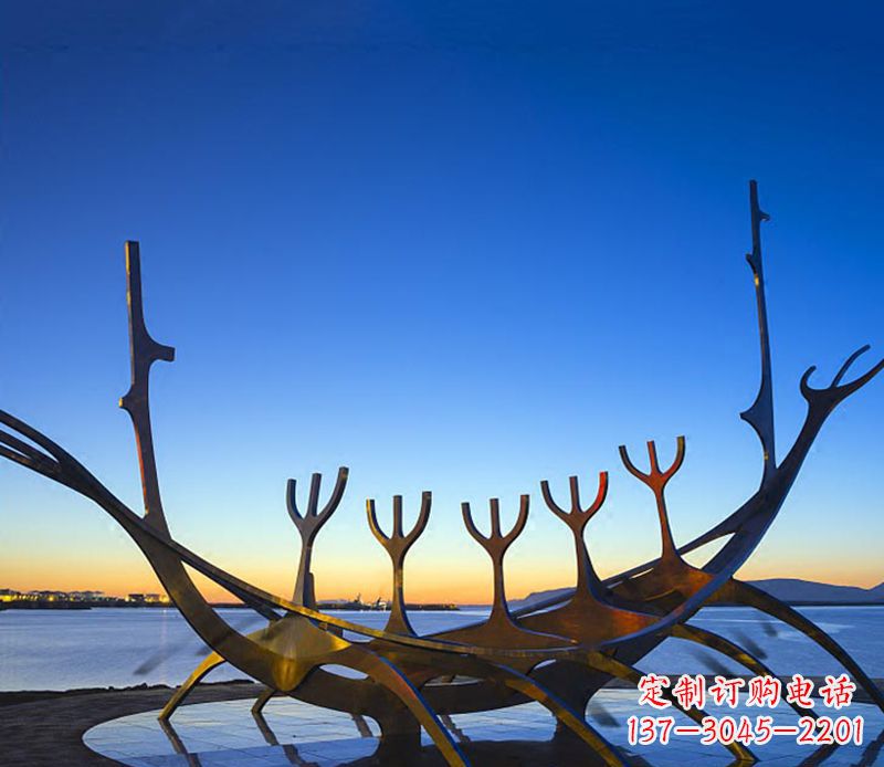 潍坊不锈钢帆船比赛运动雕塑 
