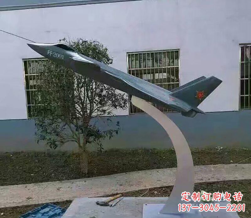 潍坊不锈钢飞机雕塑精美的艺术品