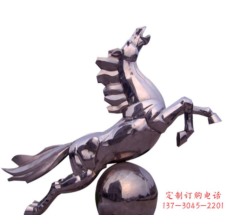 潍坊不锈钢飞马城市雕塑