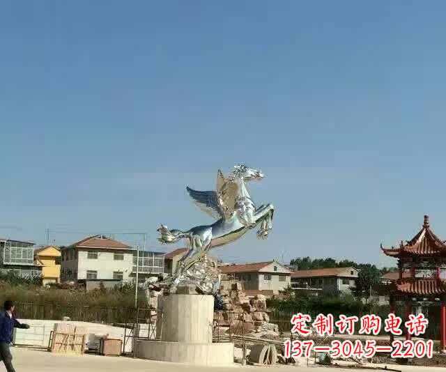潍坊不锈钢飞马标志雕塑