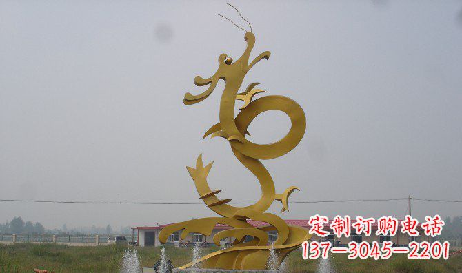 潍坊不锈钢飞龙雕塑