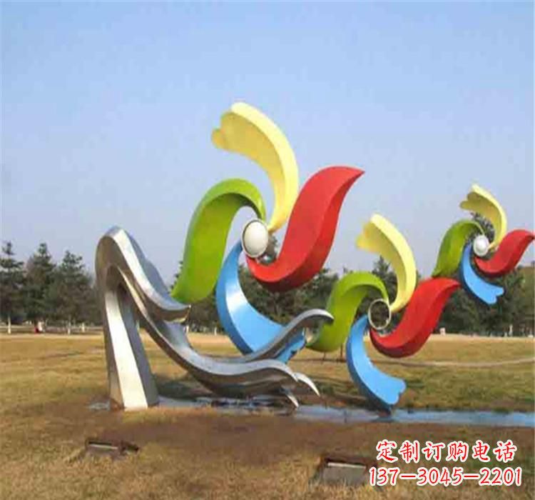 潍坊不锈钢风车雕塑