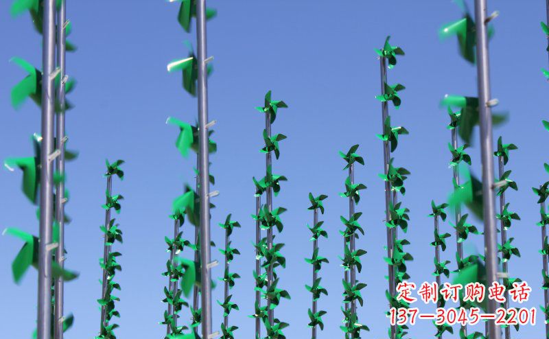 潍坊不锈钢风车景观雕塑