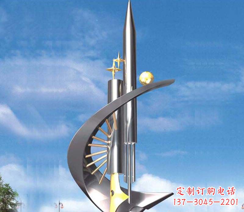 潍坊不锈钢钢笔雕塑1