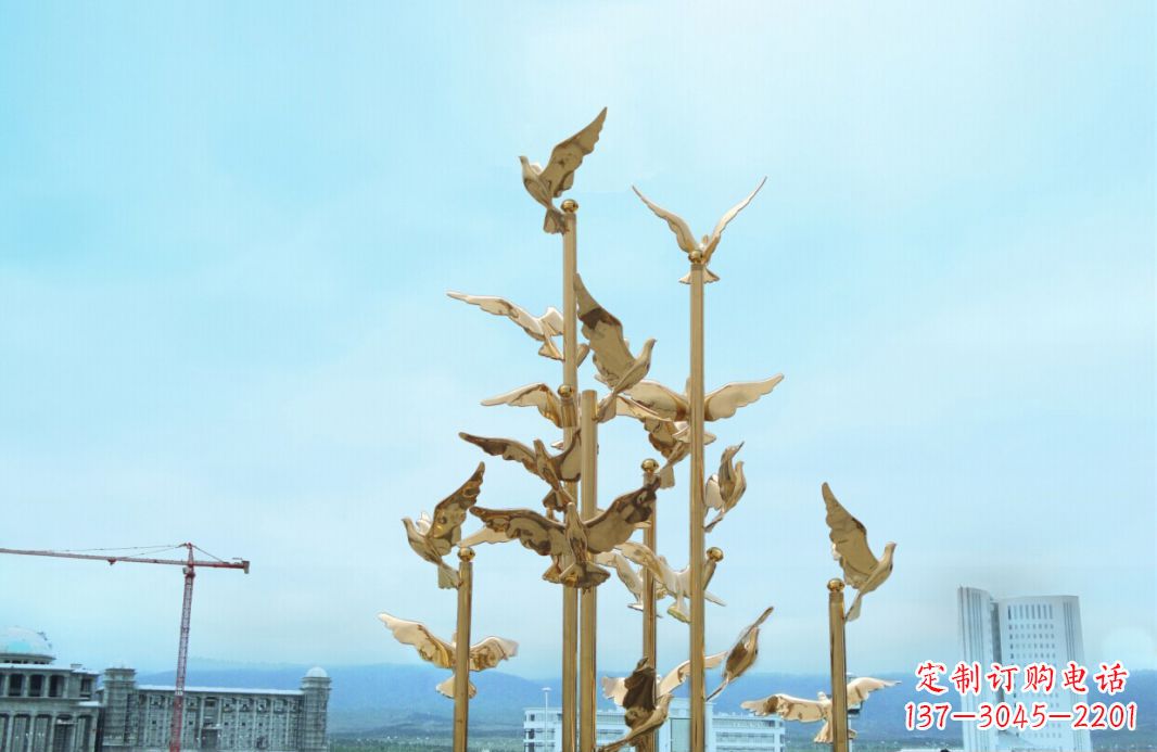 潍坊鸽子雕塑,传承着美好的历史