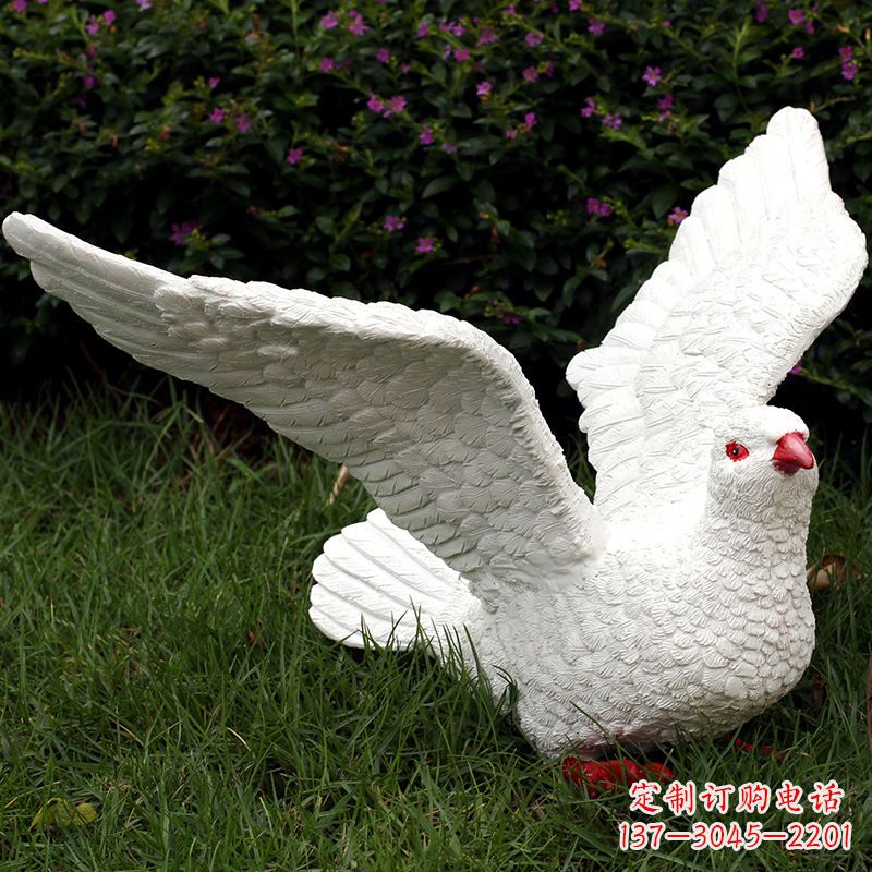 潍坊不锈钢鸽子雕塑