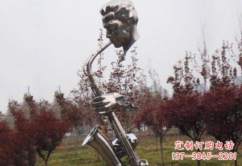 潍坊不锈钢萨克斯雕塑艺术与音乐的结合