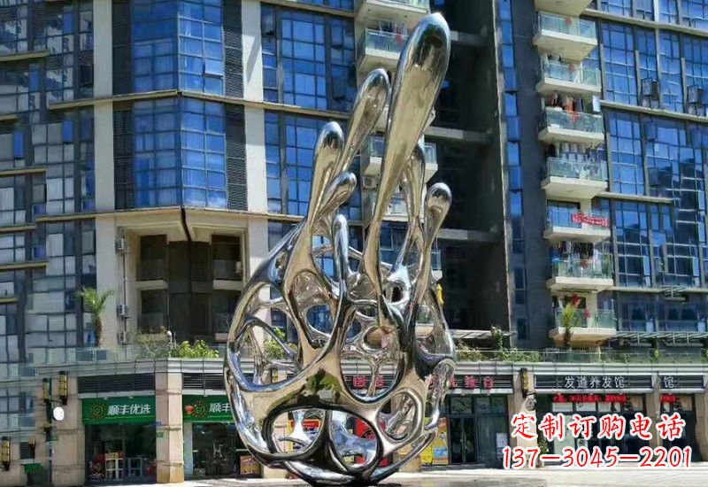 潍坊不锈钢龙雕塑——象征着力量与灵气