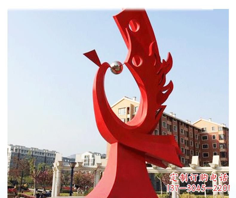 潍坊不锈钢公园凤凰雕塑