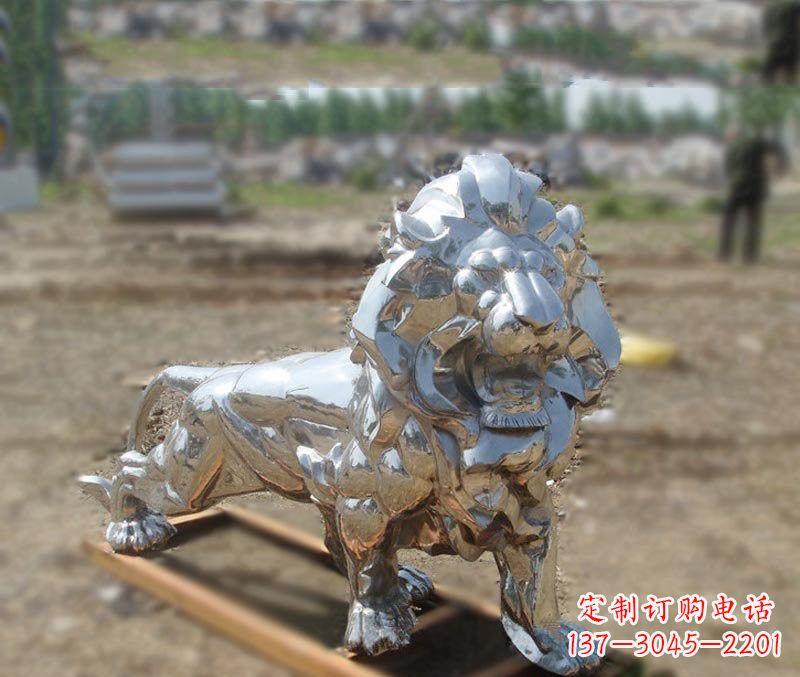 潍坊不锈钢雕刻的狮子