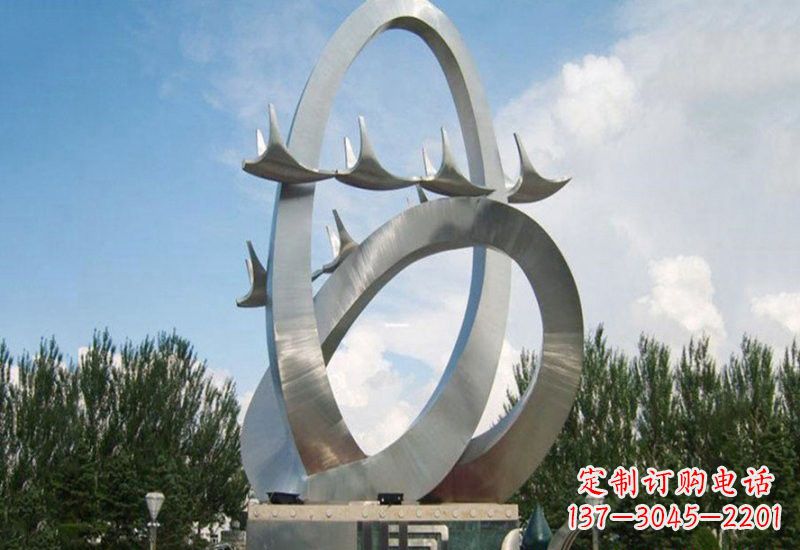 潍坊不锈钢天鹅雕塑