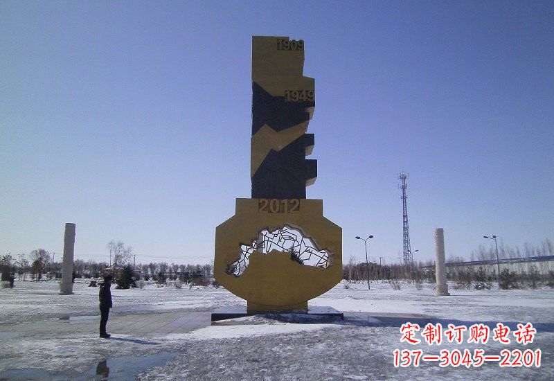 潍坊不锈钢钥匙雕塑精致且具有象征意义