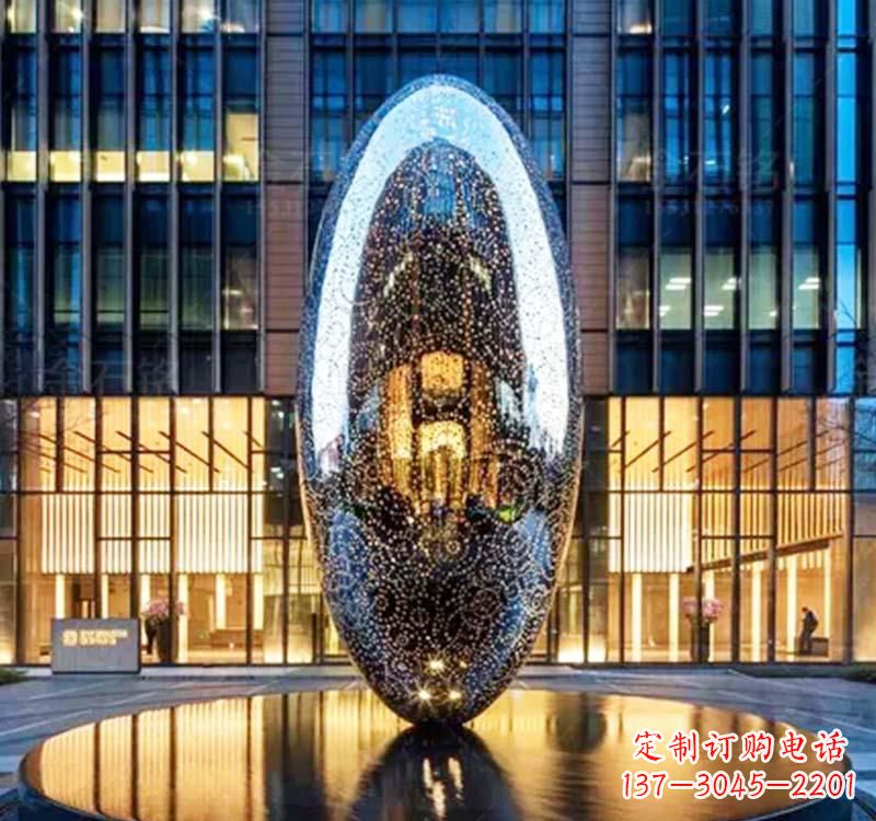 潍坊不锈钢圆环雕塑抽象艺术的完美诠释