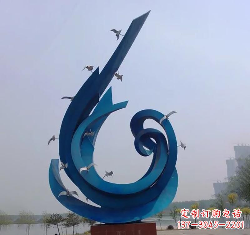 潍坊不锈钢鸽子雕塑——缔造城市新景象