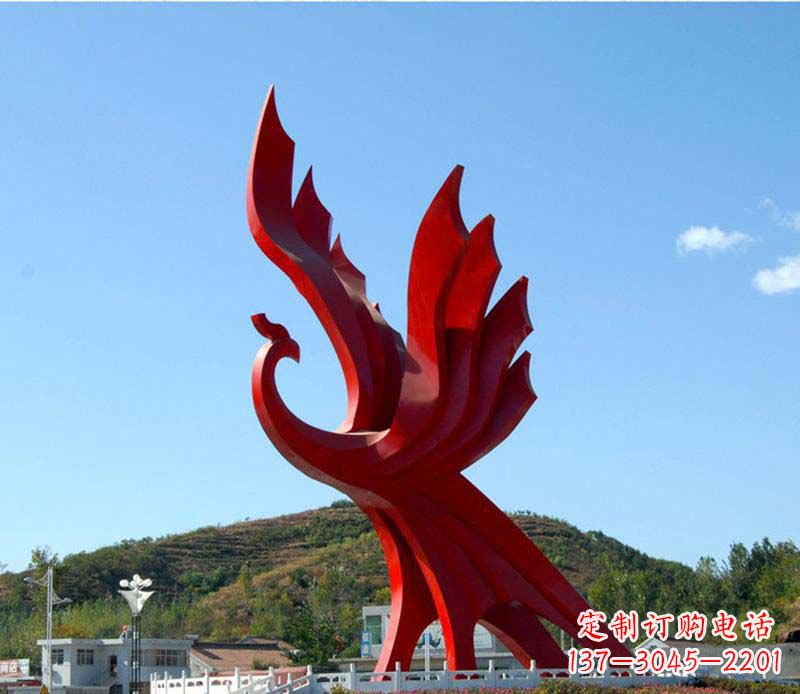 潍坊璀璨凤凰不锈钢广场上的艺术之美
