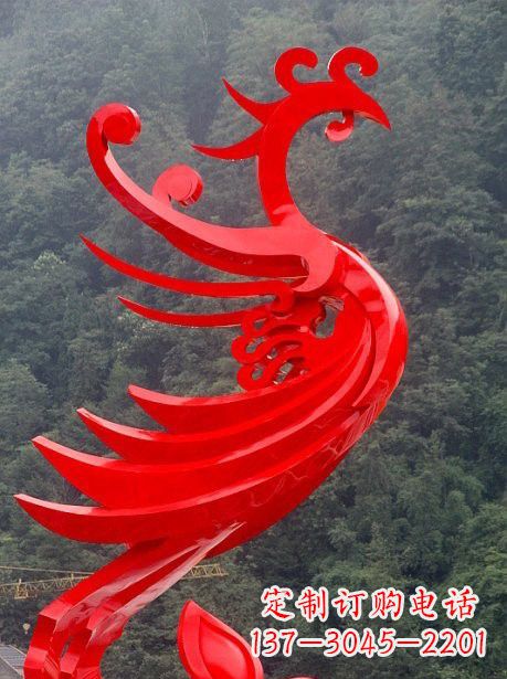 潍坊不锈钢凤凰雕塑一次精美的艺术体验