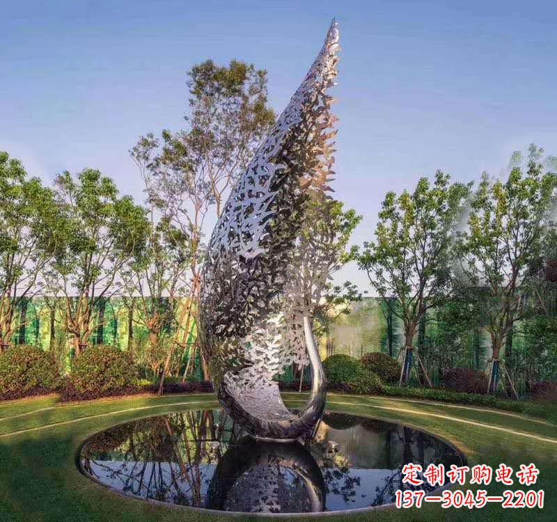 潍坊不锈钢凤凰雕塑精美绝伦