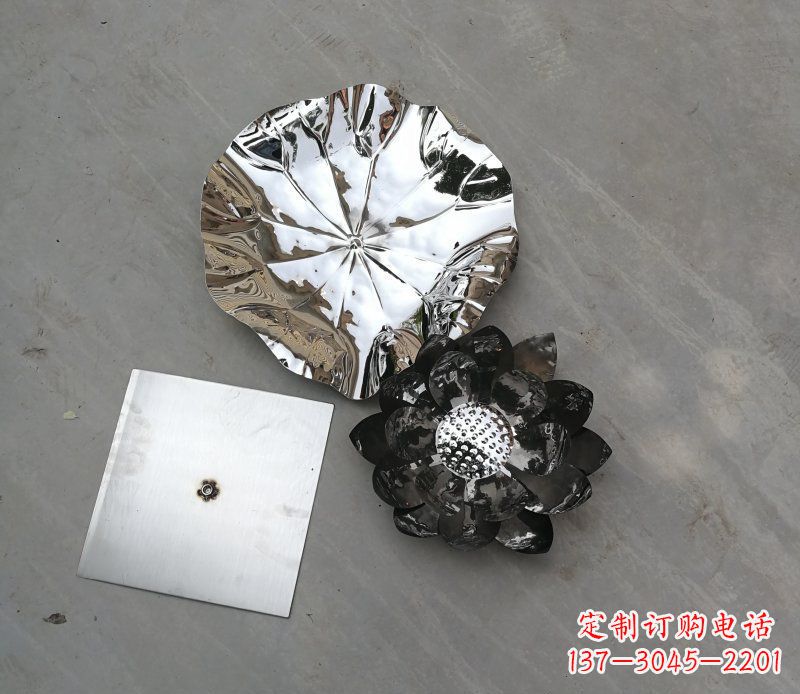 潍坊不锈钢荷叶雕塑传承传统文化