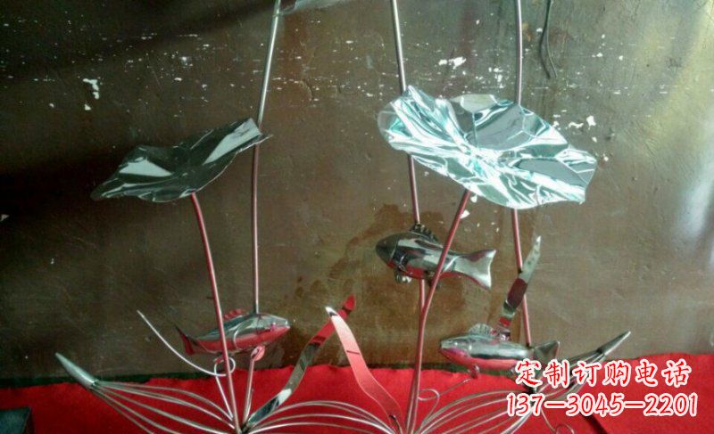 潍坊不锈钢荷花雕塑