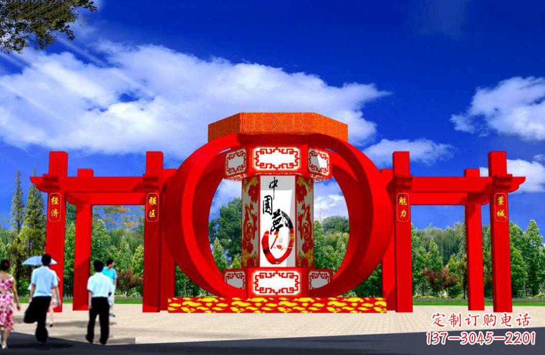 潍坊灯笼点亮城市景观