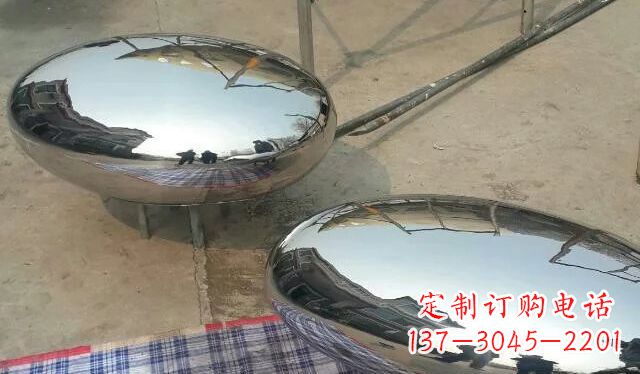 潍坊不锈钢鸡蛋雕塑精美的艺术作品