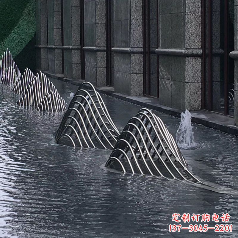 潍坊不锈钢假山雕塑精美外形,百变造型