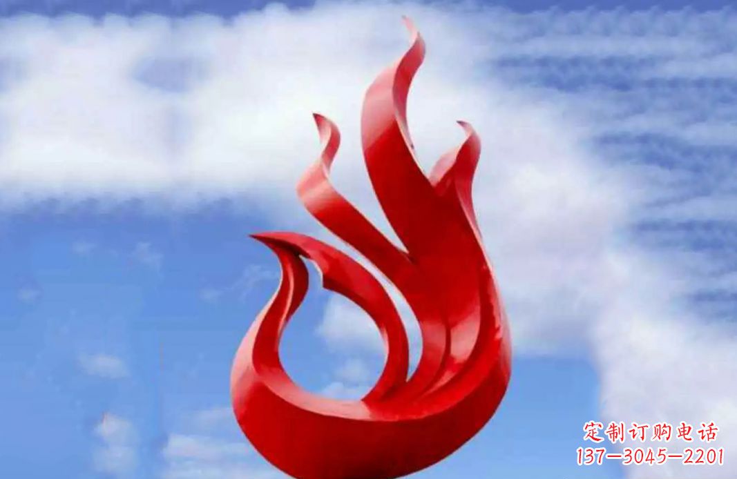 潍坊凤凰雕塑不锈钢金之美