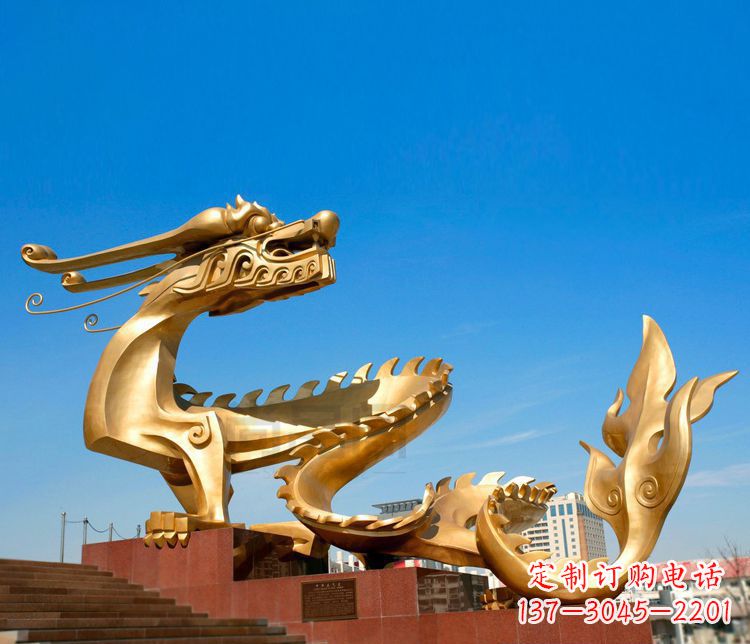 潍坊不锈钢金龙——雕塑之美