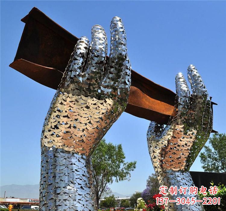 潍坊不锈钢拱门雕塑精美绝伦