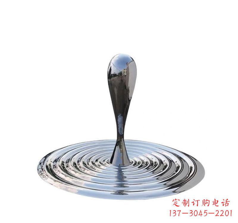 潍坊不锈钢景区水滴雕塑精美绝伦