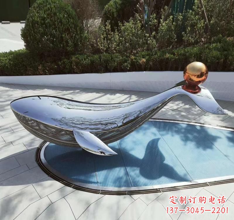 潍坊不锈钢海豚雕塑精美而优雅
