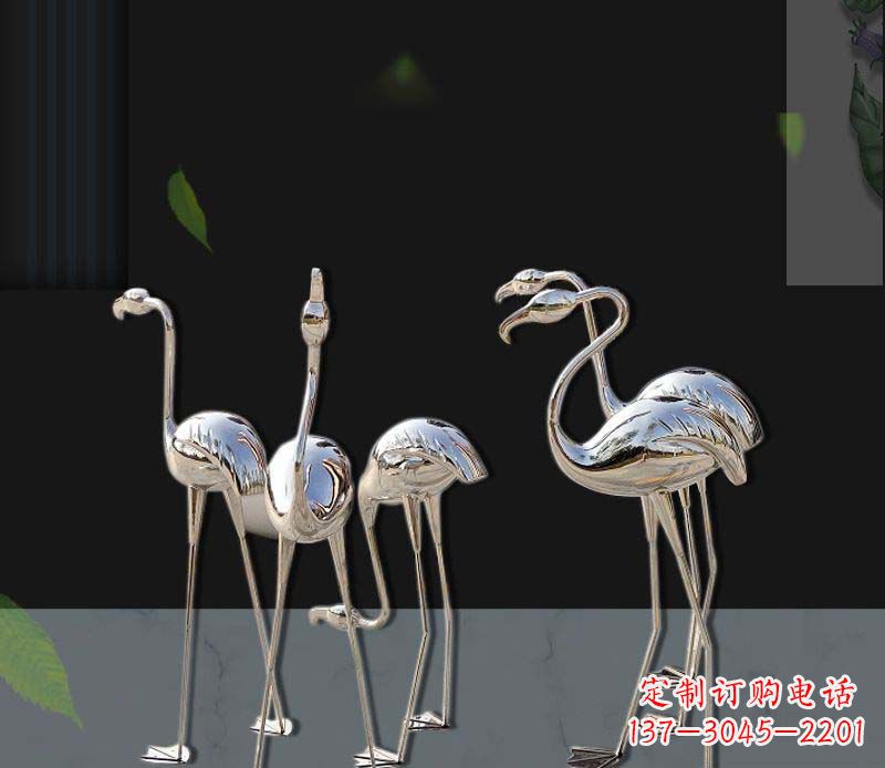 潍坊非凡之美不锈钢火烈鸟雕塑