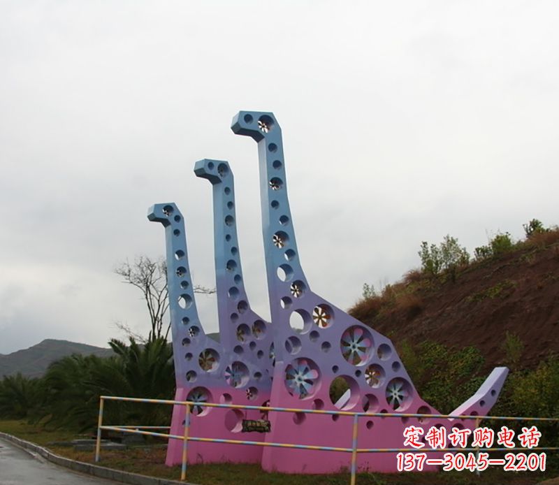 潍坊不锈钢恐龙雕塑精致的古代艺术