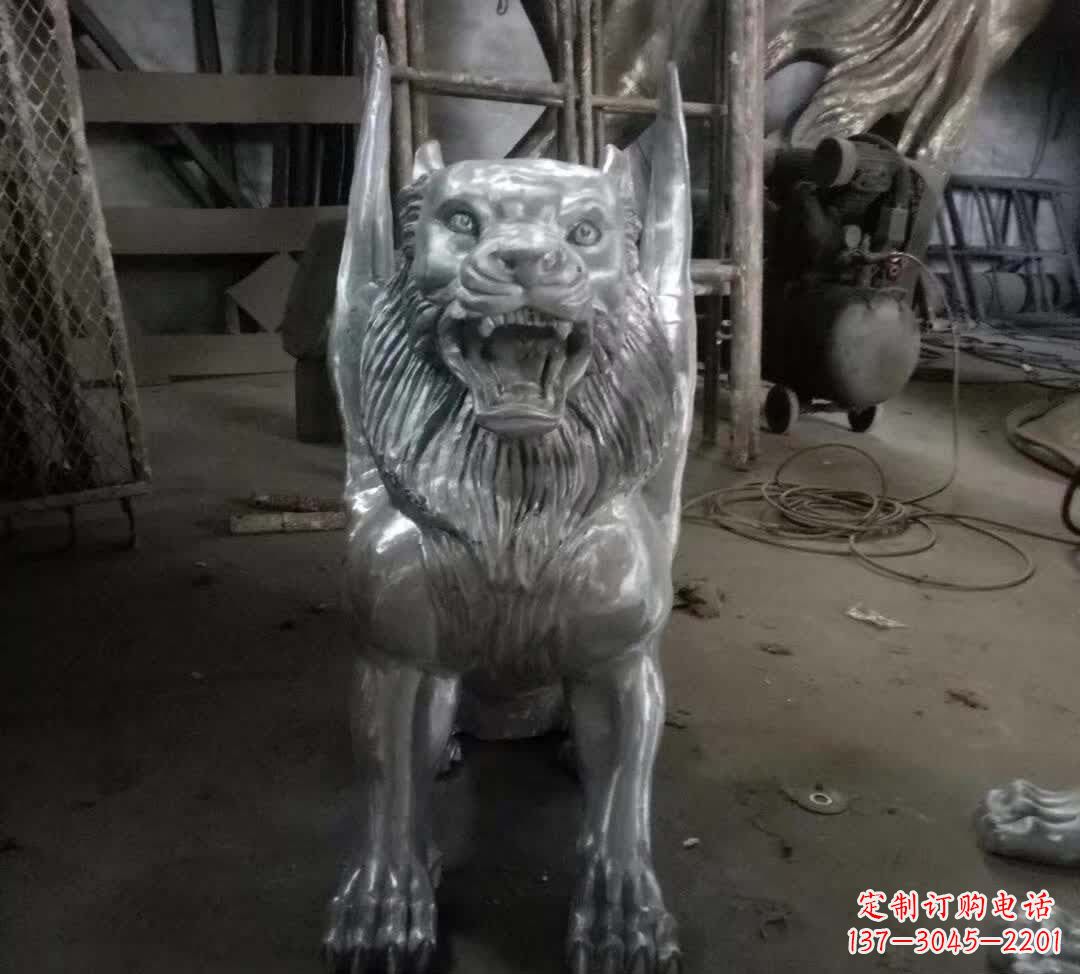 潍坊不锈钢老虎雕塑经典的艺术品
