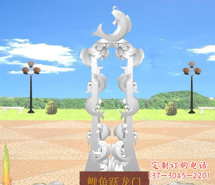 潍坊不锈钢鲤鱼跃龙门的传奇