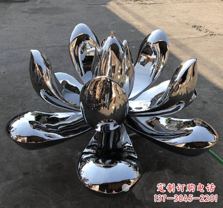 潍坊不锈钢莲花雕塑精美优雅