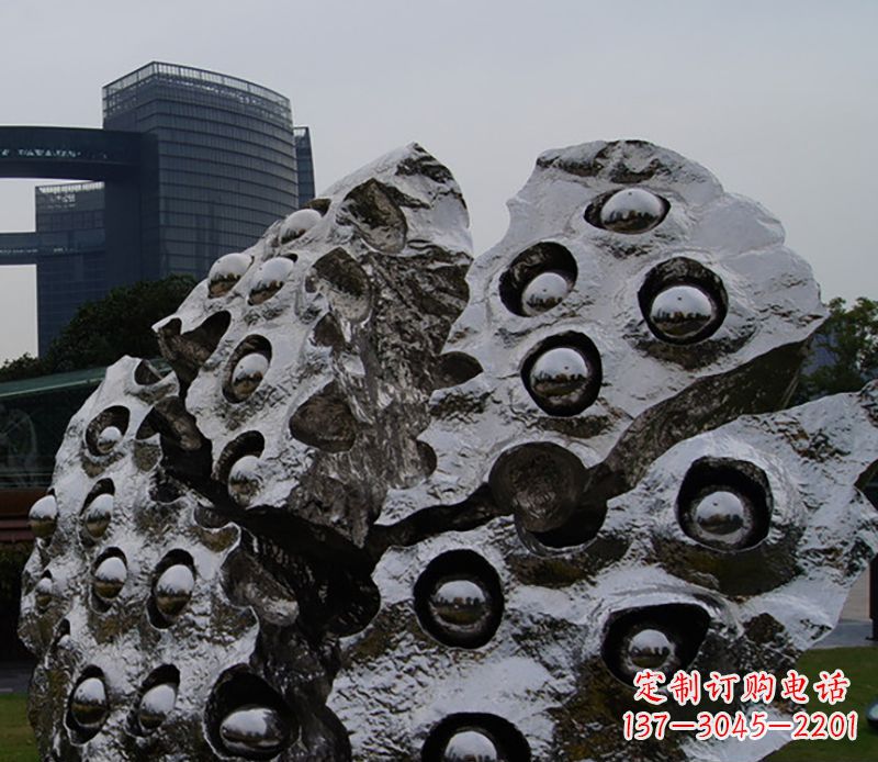潍坊不锈钢莲蓬雕塑精美绝伦